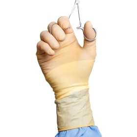 Základní neoprenové gumové chirurgické rukavice se sterilním nitrilovým povlakem Mis. 8 - 50 párů