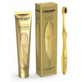 Curasept Gold Luxury Whitening dentifricio 75 ml + spazzolino