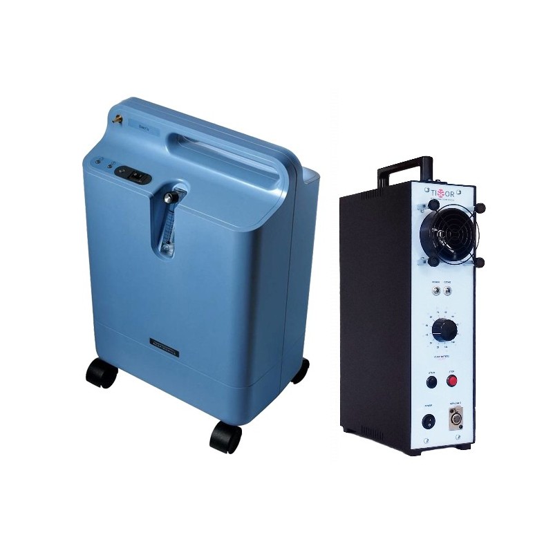 Sistema oxyozone 350 ozonizzatore aria professionale e concentratore philips