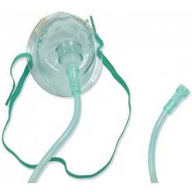 Maschera Ossigeno Pediatrica Media Concentrazione con Tubo 2,1 mt OS/100P