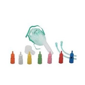 Maschera venturi per ossigeno a concentrazione variabile pediatrica os/70k