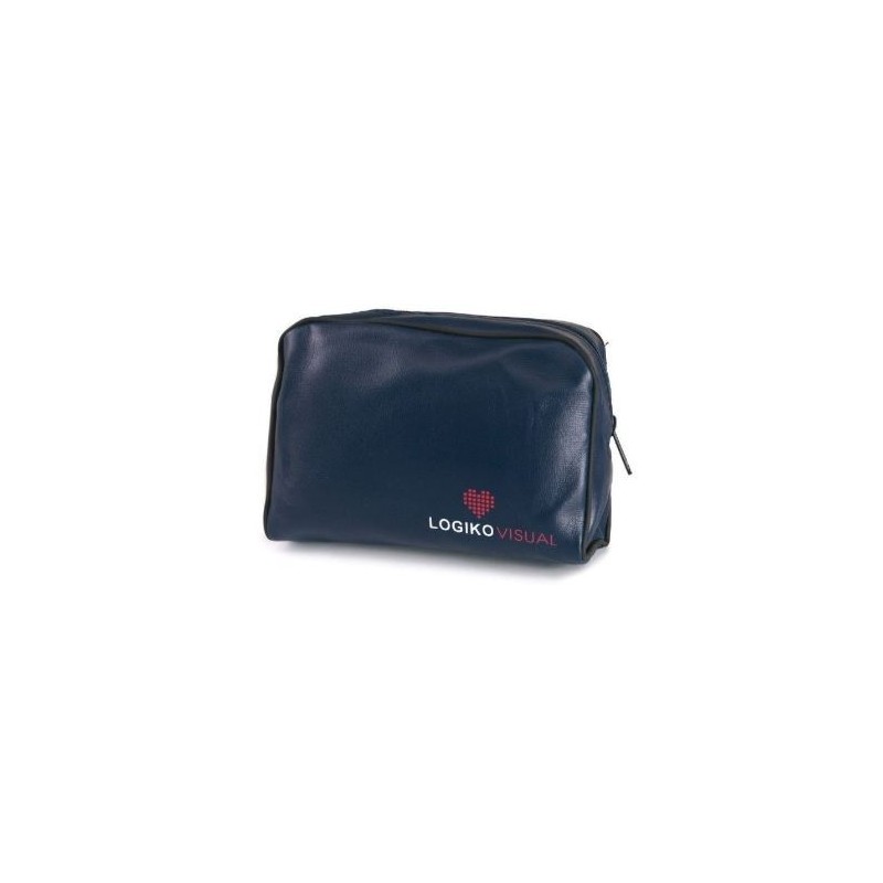 Bolso de piel sintética con cremallera