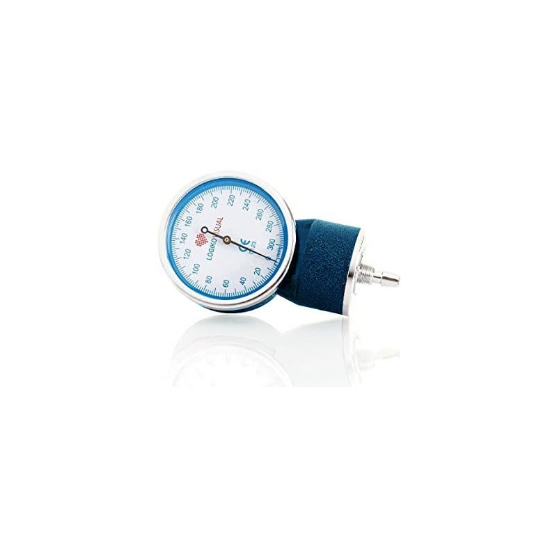 Pressure gauge color blue