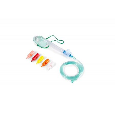 Zacht masker met variabele concentratie en venturisysteem - pediatrisch