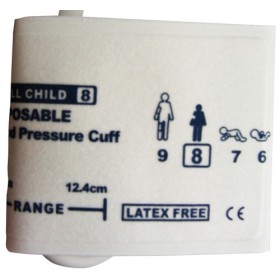 Disposable non-woven cuff pediatric 15.8 - 21.3 cm