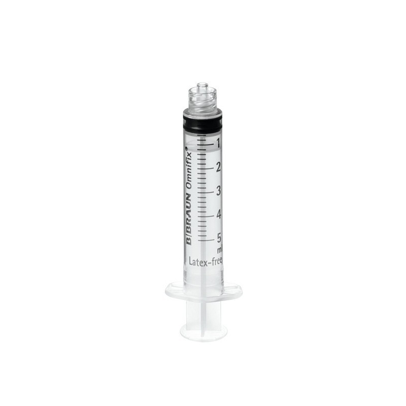 B.braun seringue luer lock omnifix 5 ml - 100 pcs.