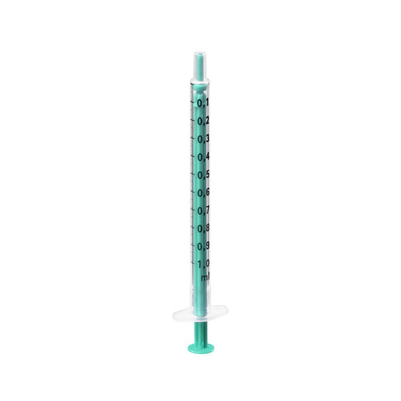 B.braun injekt-f spritze 1 ml central luer ohne restraum - 100 stk.