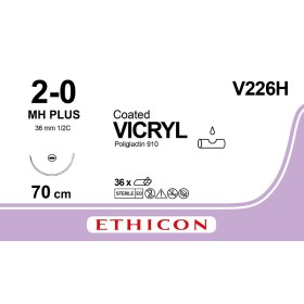 Szew wchłanialny ethicon vicryl rapide v226h - igła 2/0 36mm