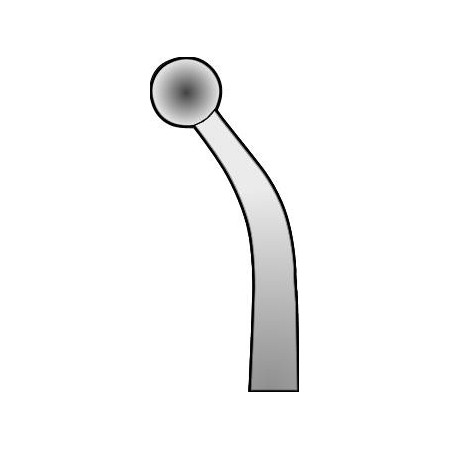 Aesculap briefbeschwererzange mit knopf 140mm - 1 stk.