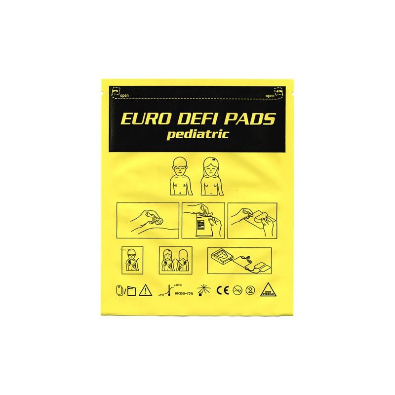 Paar defibrillator-pads für kinder medtronic physiocontrol, osatu bexen, cardioline - 1 paar f7952p