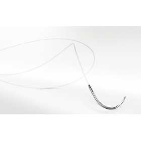 Dafilon suture non assorbibili in nylon, ago 3/8 di precisione 13mm, USP 4/0 - filo incolore 45cm - 36 pz.