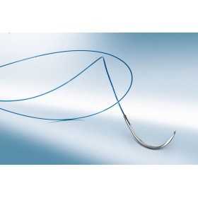 Dafilon suture non assorbibili in nylon, ago 3/8 12mm, USP 4/0 - filo blu 45cm - 36 pz.