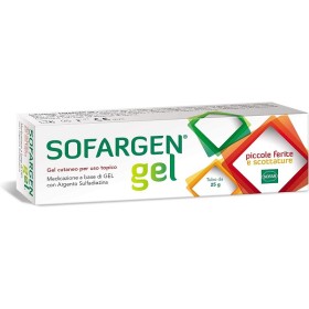 Sofargen Gel 25 grammi - Gel Cutaneo per Uso Topico per Piccole Ferite e Ustioni