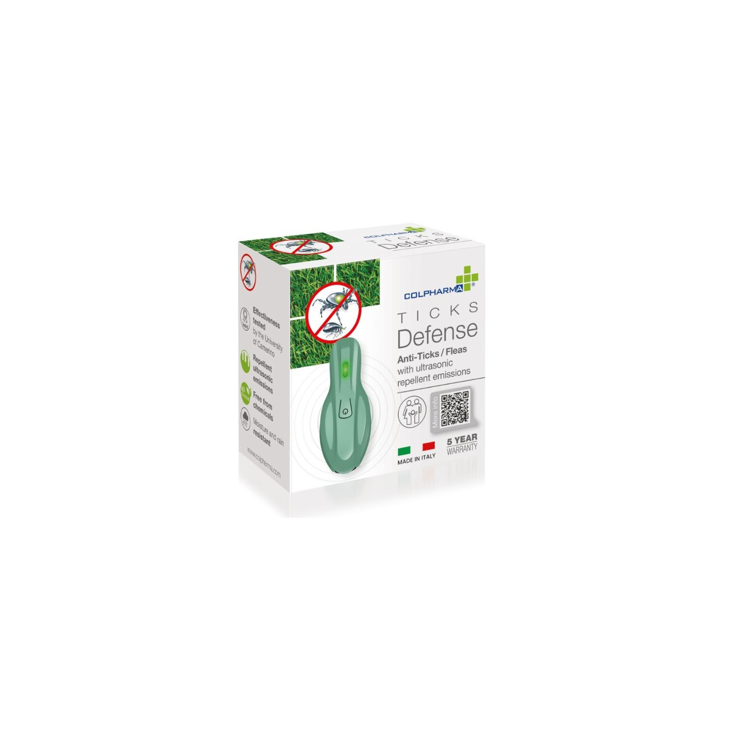Antizecche e Pulci Ultrasuoni per persone TICKS DEFENSE