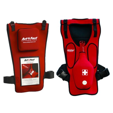 Act+fast anti chokeing trainer chaqueta de entrenamiento de maniobra heimlich roja