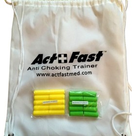 Act+fast anti choking trainer red giubbino per addestramento alla manovra di heimlich e pacche intrascapolari