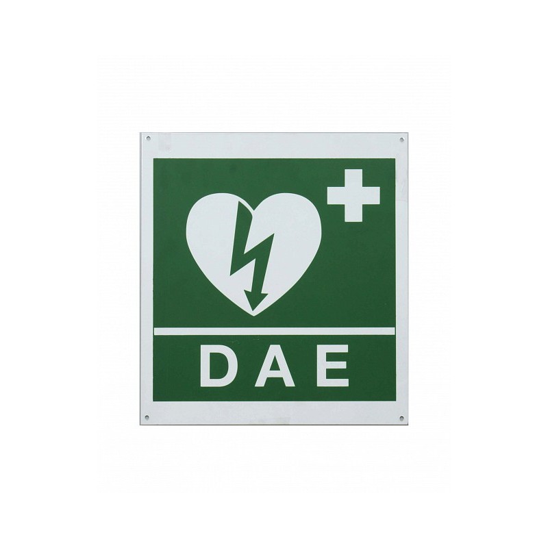 Panneau indicateur dea avant pour défibrillateur