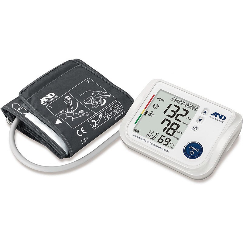 Digitale bloeddrukmeter and afib+ premiere ua-1020-w