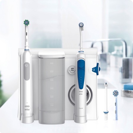 Oral-b oxyjet water floser + zahnbürste pro 1