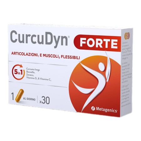 Curcudyn forte metagenics integratore a base di curcuma per le articolazioni - 30 capsule