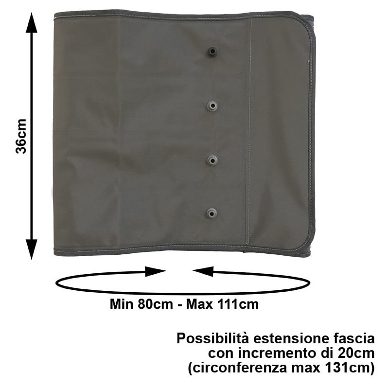 Bande abdominale (sans connecteur) pour pressomassage