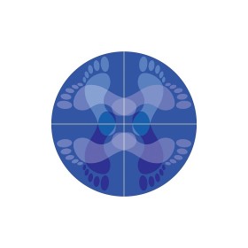 Adesivo piedi pedana gps postural