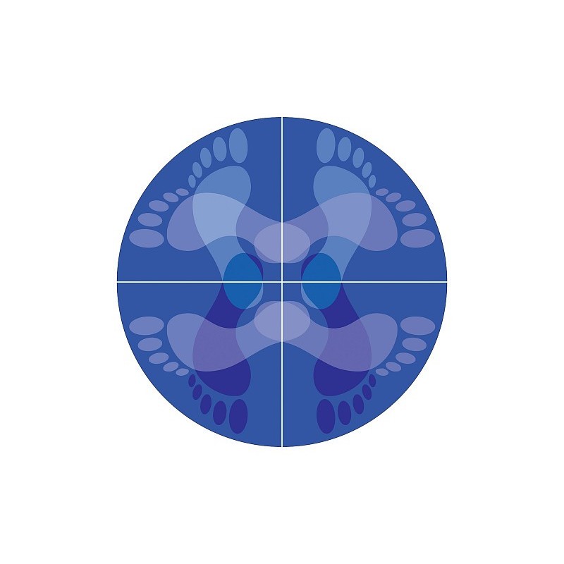 Voetsticker gps postural treeplank