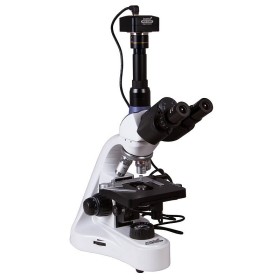 Microscopio trinocular digital levenhuk med d10t