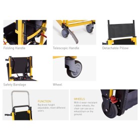 Silla sedán de escalera plegable