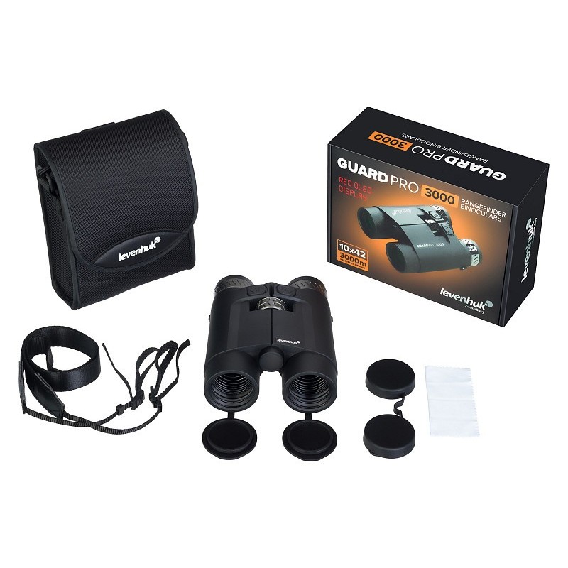 Prismáticos con telémetro levenhuk guard pro 3000