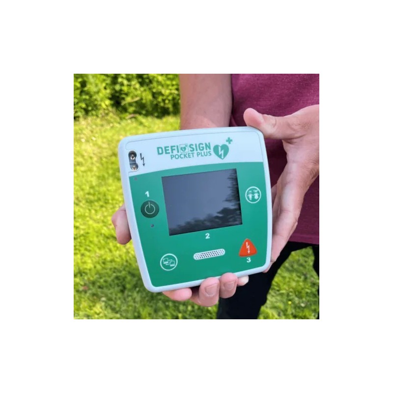 Defisign pocket plus semi-automatic defibrillator aed semi-automatic