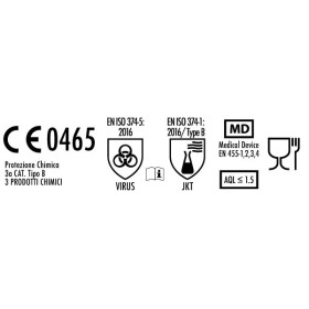 Einweghandschuhe aus nitril ohne puder emnp - palmpro expert 668 - 100 stk.