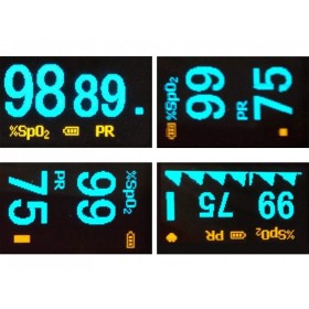 Oxy-4 pulsoximeter - blau
