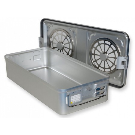 Large filter container h135 mm - grey