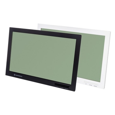 Reloj de pared bresser mytime jumbo lcd, blanco