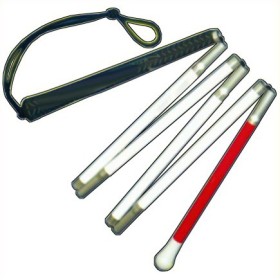 5 or 6 section aluminum pole - replaceable tech fixed tip