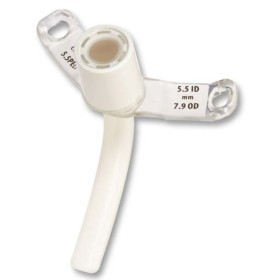 Shiley 55pelf pediatric uncuffed length extra id 5.5