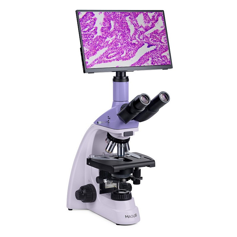 Microscopio biológico digital magus bio d250tl lcd
