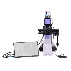 Microscopio biologico invertito digitale magus bio vd350 lcd