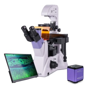 Magus lum vd500 lcd digitales inverses fluoreszenzmikroskop