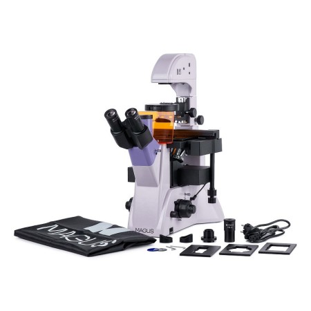 Magus lum vd500l microscope numérique à fluorescence inversée lcd