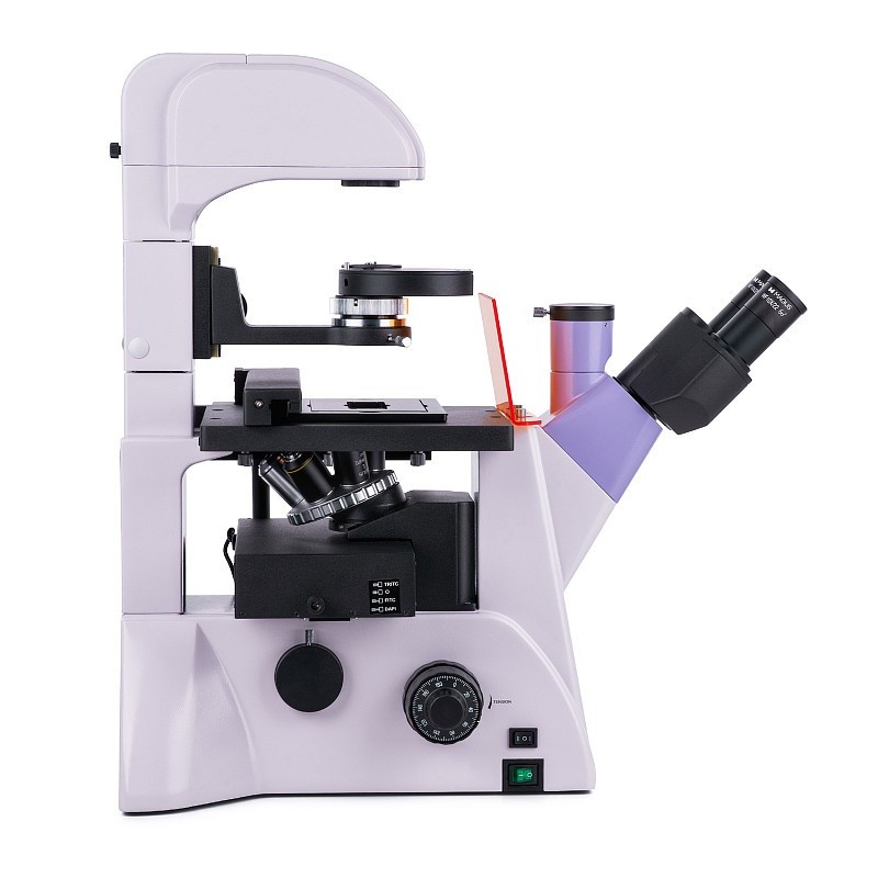 Magus lum vd500l microscope numérique à fluorescence inversée lcd