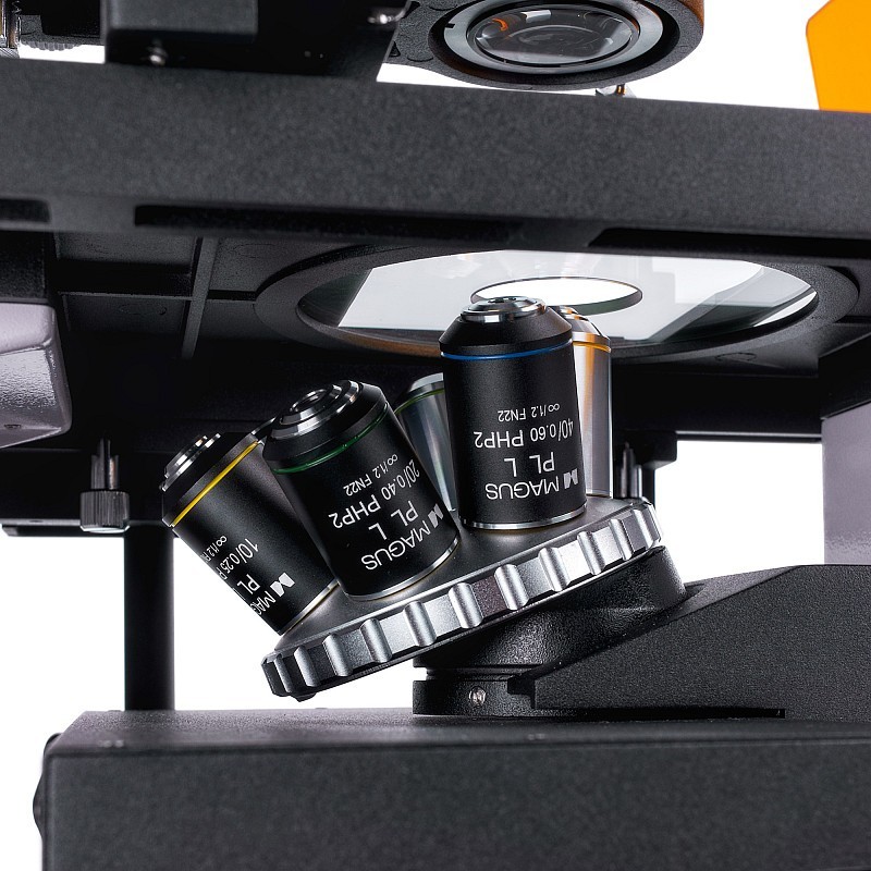 Magus lum vd500l microscope numérique à fluorescence inversée lcd