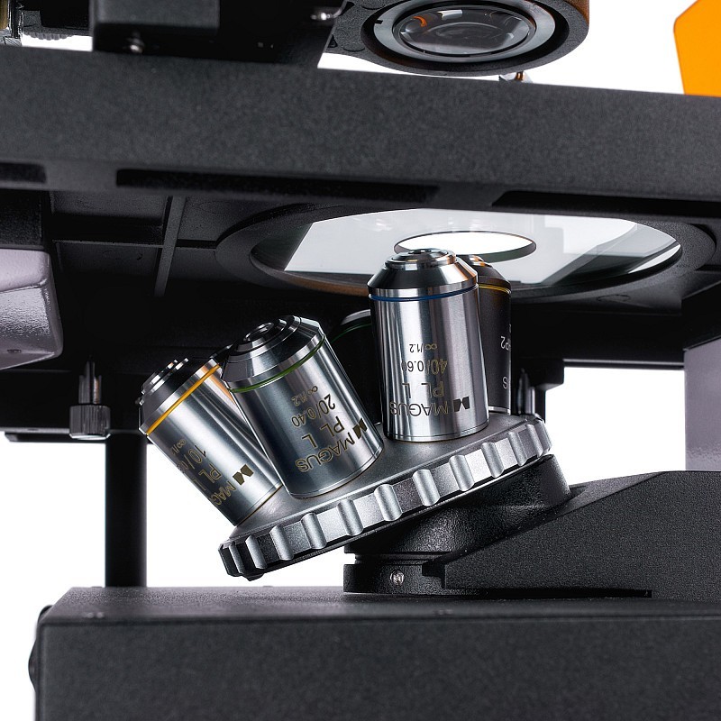 Magus lum vd500l microscope numérique à fluorescence inversée lcd
