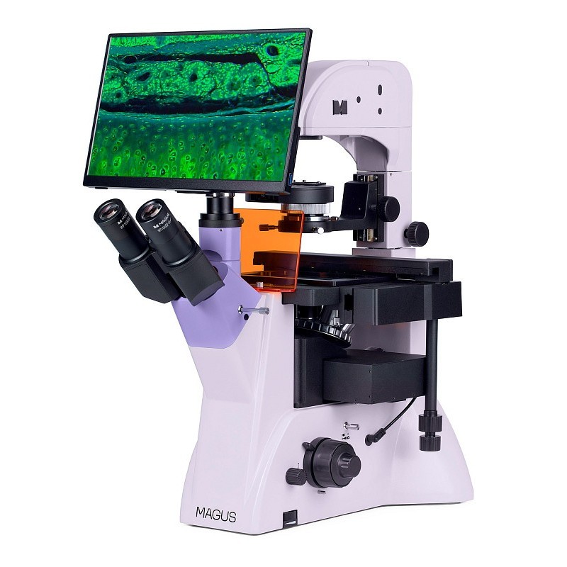Magus lum vd500l lcd digitale omgekeerde fluorescentiemicroscoop