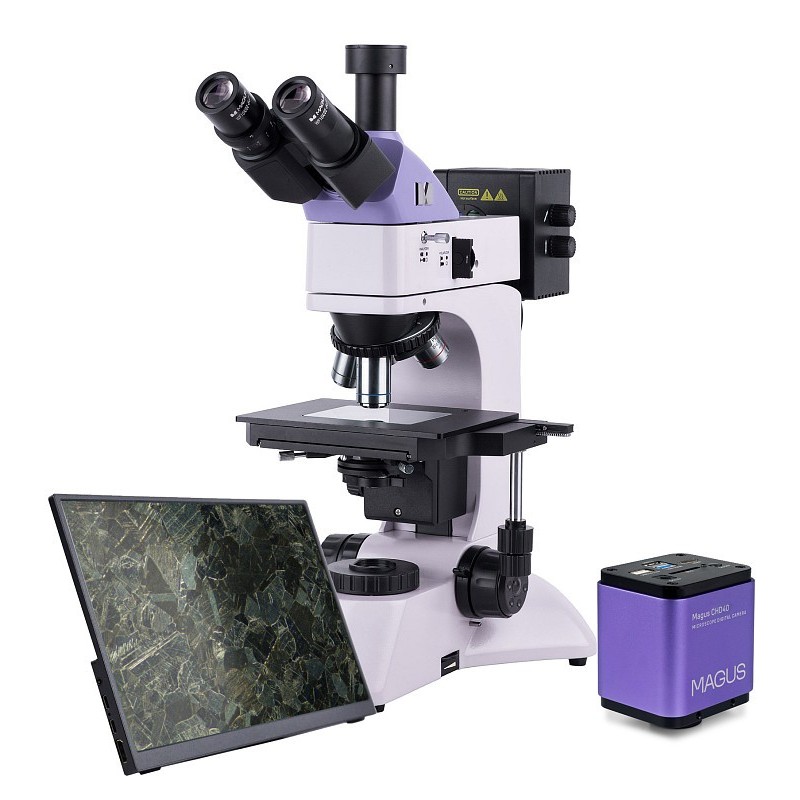 Digital metallographic microscope magus metal d600 bd lcd