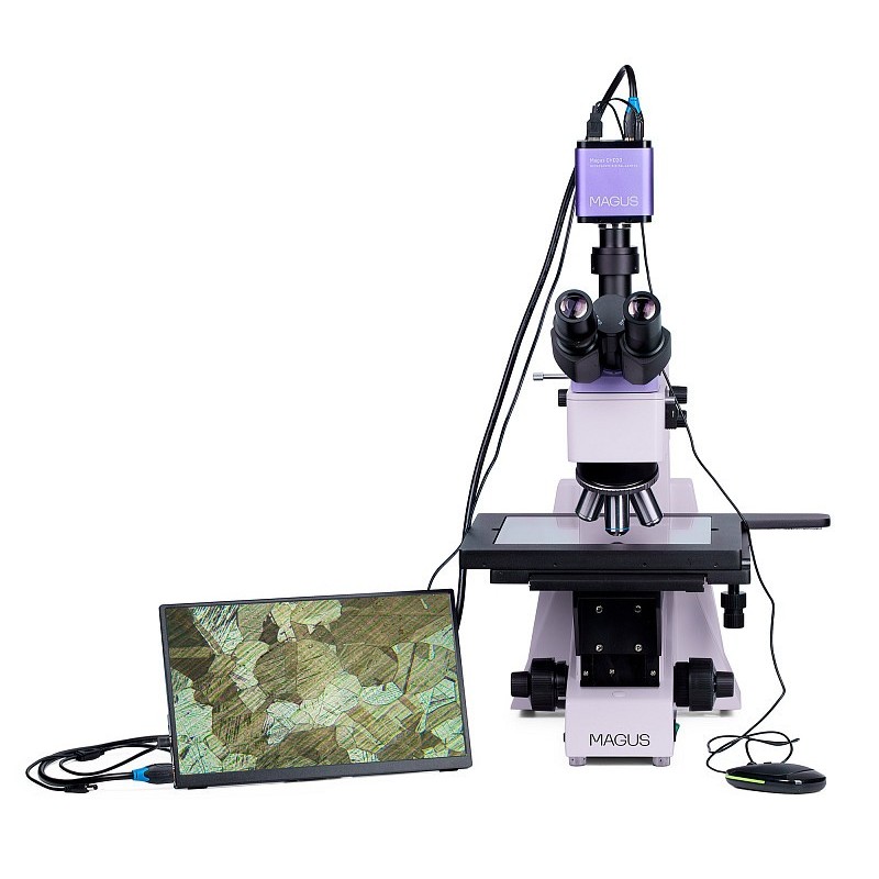 Magus metal d650 microscope métallographique numérique lcd