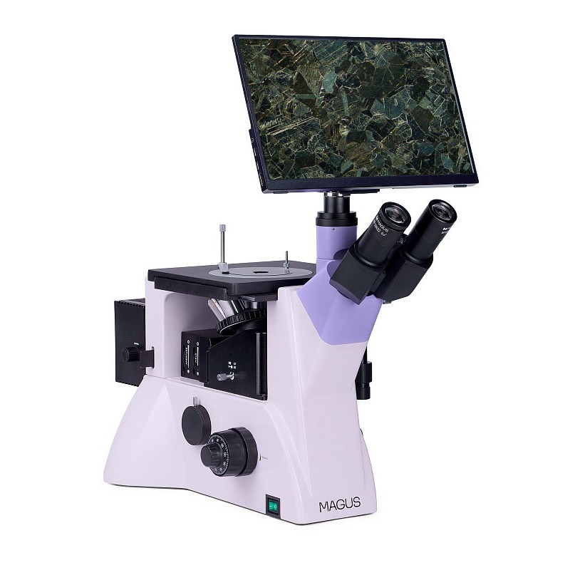 Magus metal vd700 microscopio metalográfico digital invertido bd lcd