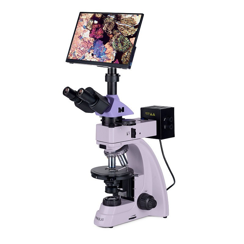 Magus pol d850 lcd digital polarizing microscope