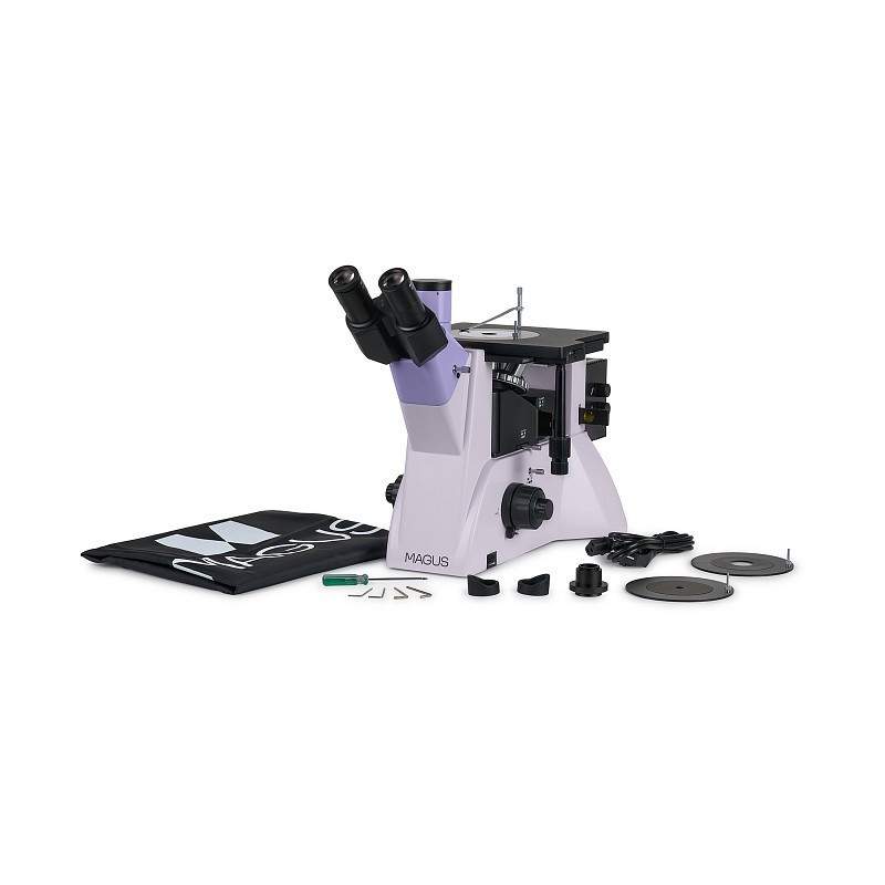 Magus metal v700 dic inverted metallographic microscope